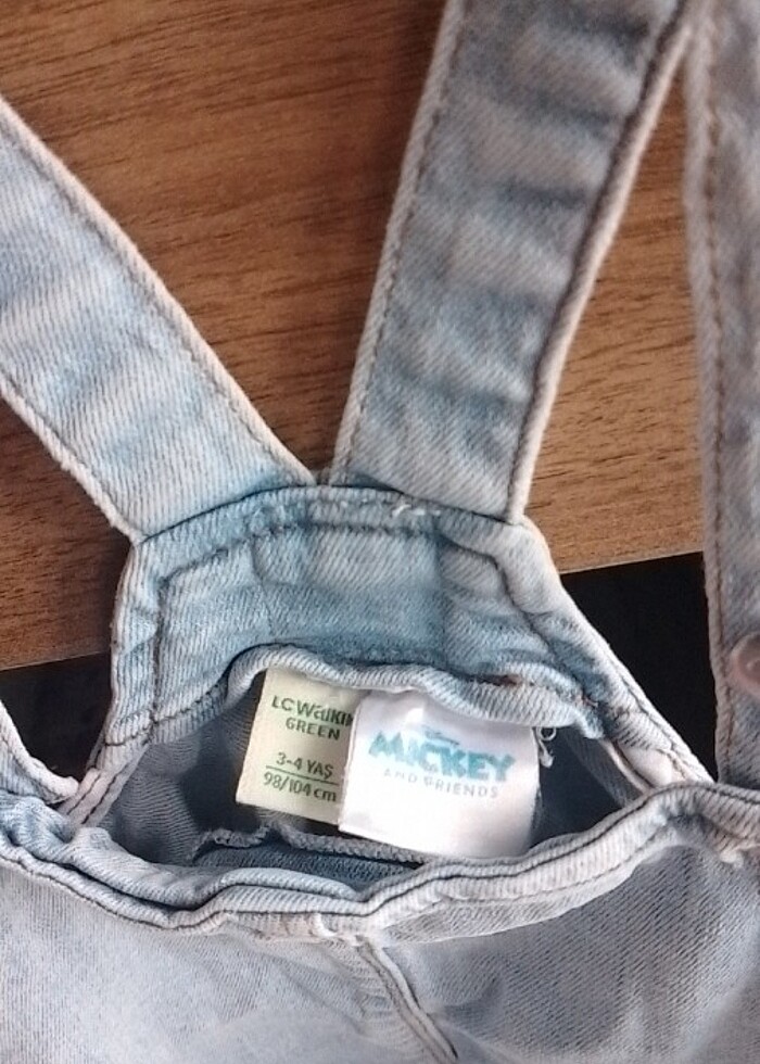 Kız Çocuk Kot Elbise - Görsel 5