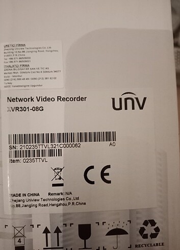Uniview 8 ahd kameralı Fullhd 2 MP set (4 u sesli) - Görsel 4
