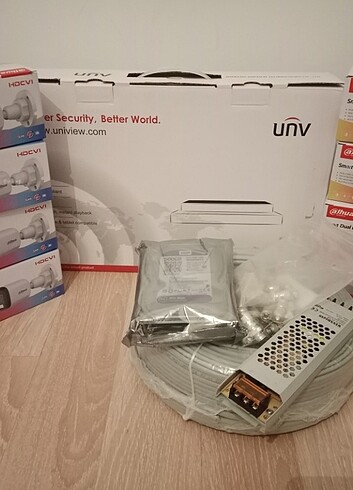 8 gece gündüz renkli DAHUA kamera seti - Görsel 2