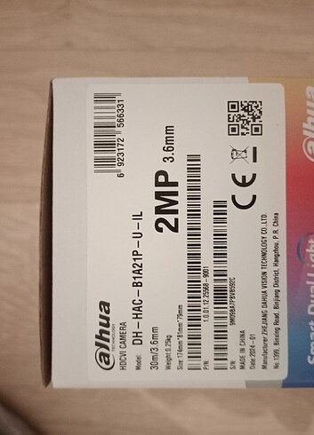 8 gece gündüz renkli DAHUA kamera seti - Görsel 3