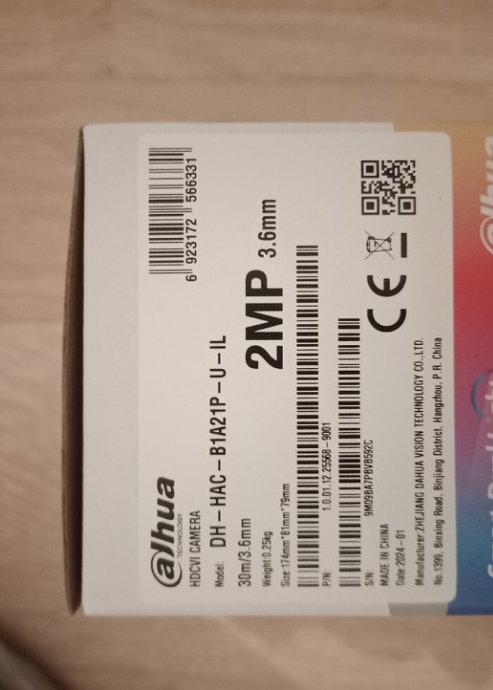 8 gece gündüz renkli DAHUA kamera seti - Görsel 3