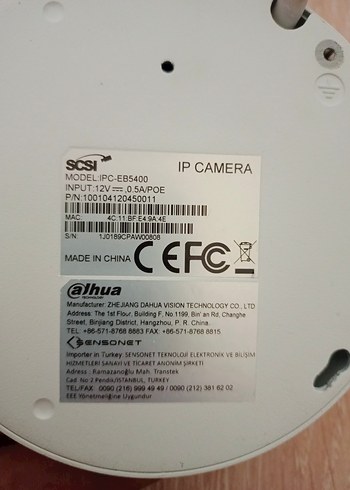 4MP dahua balık gözü fishiye kamera - Görsel 2