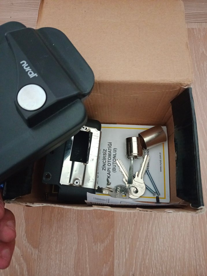 şifreli kartlı geçiş kapı otomat Elektronik Kilit Seti - Görsel 5