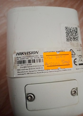 hikvision 11 adet 2-5mp poeli kamera 16 kanal poeli nvr - Görsel 6
