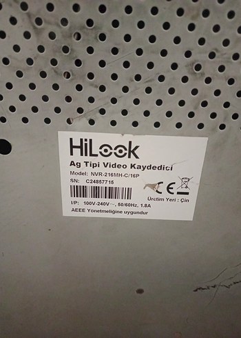 hikvision 11 adet 2-5mp poeli kamera 16 kanal poeli nvr - Görsel 9