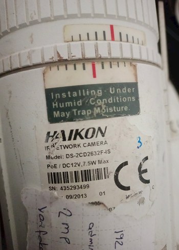 hikvision 11 adet 2-5mp poeli kamera 16 kanal poeli nvr - Görsel 8