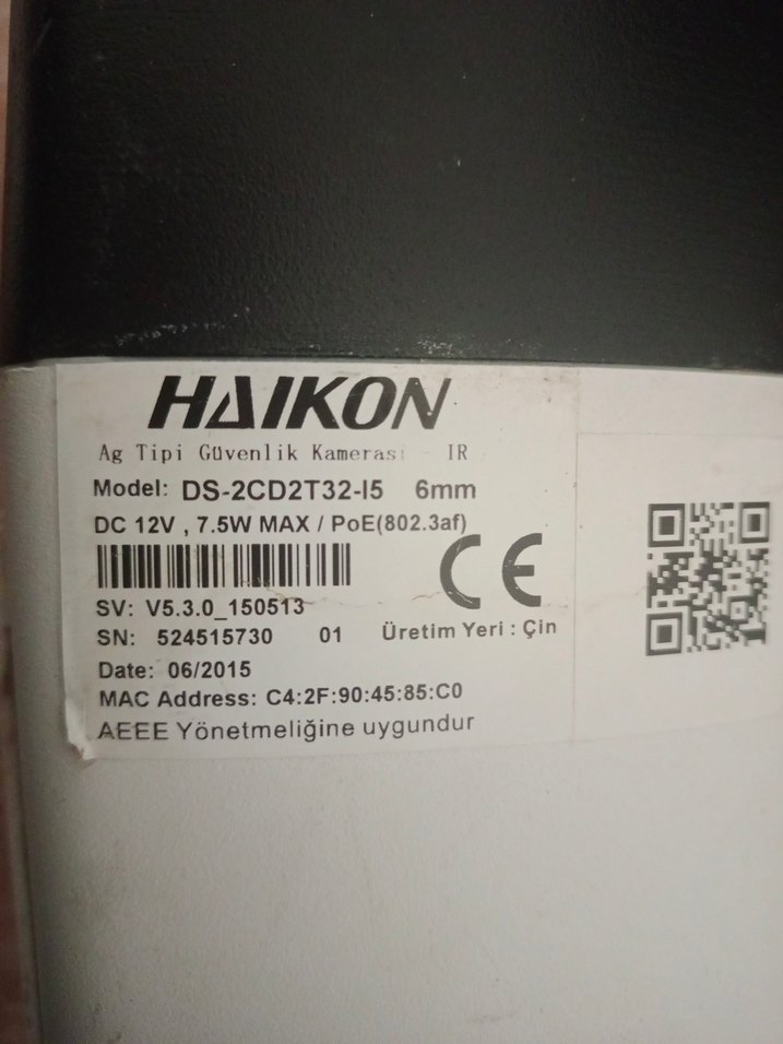 hikvision 11 adet 2-5mp poeli kamera 16 kanal poeli nvr - Görsel 4