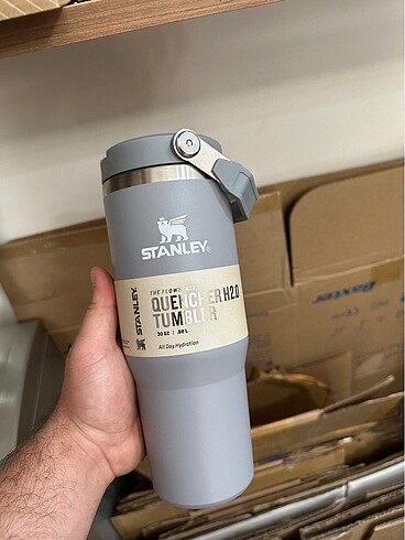 ORİJİNAL STANLEY TERMOS GRİ 0.880ML