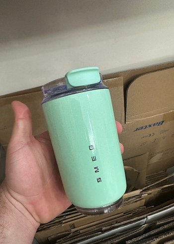 Beden yeşil Renk ORİJİNAL SMEG BARDAK TERMOS 0.24L