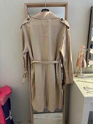 xs Beden camel Renk Trençkot Stradivarius