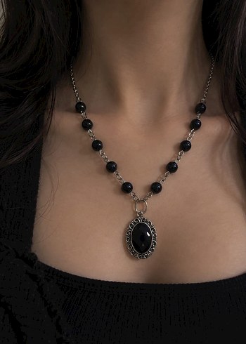 Accessorize Siyah Kolye