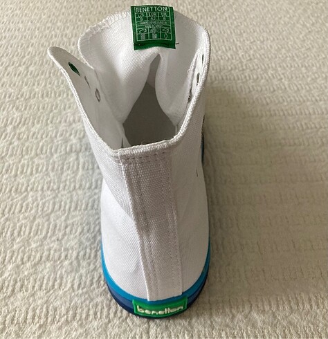42 Beden beyaz Renk Benetton ayakkabı - Beyaz