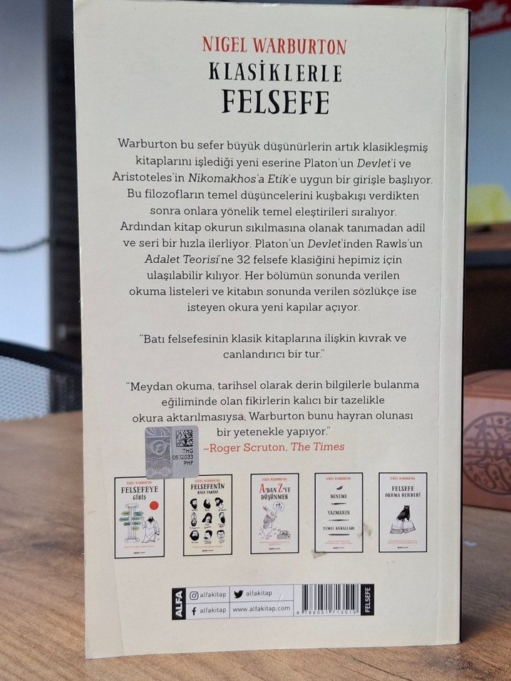 Klasiklerle Felsefe - Nigel Warburton - Görsel 2