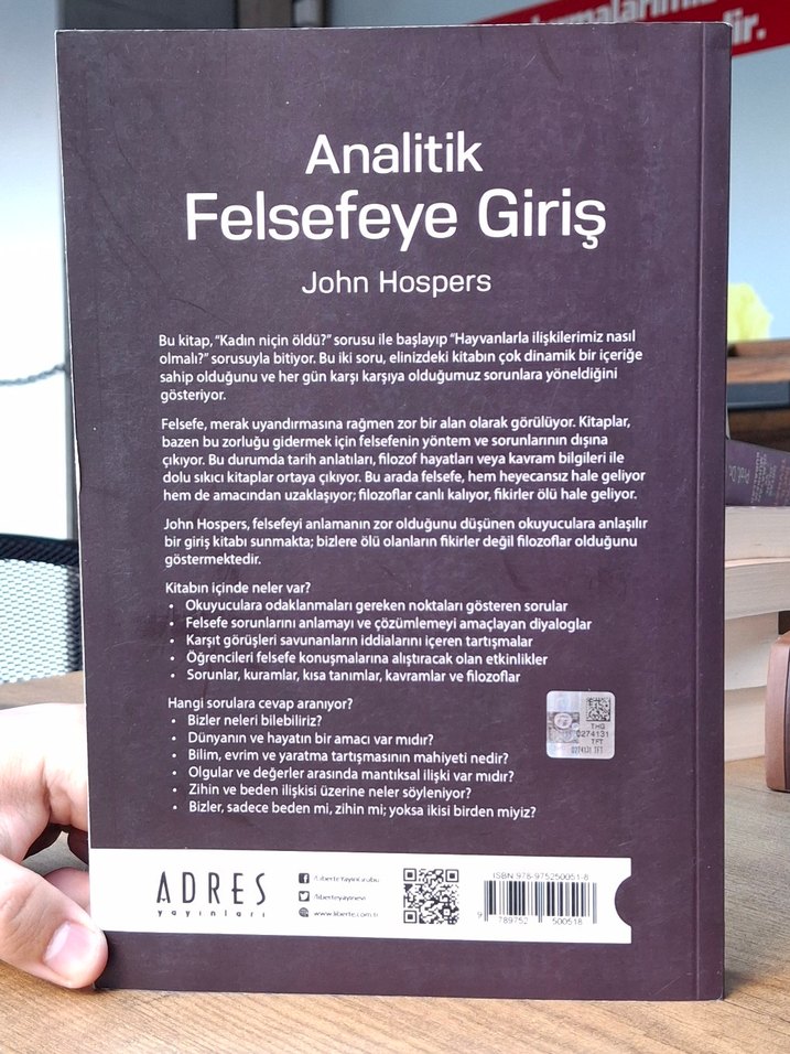 Analitik Felsefeye Giriş - John Hospers - Görsel 2