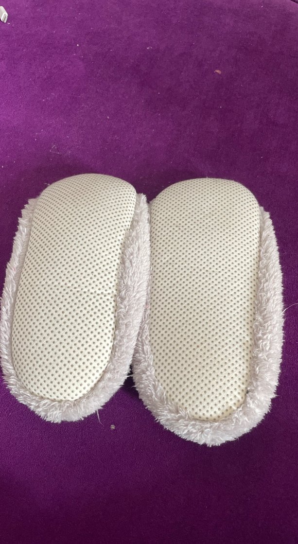 Kız Çocuk Gri Kürklü Sıcak Ev Terliği - Görsel 2