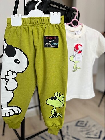 Snoppy Yeşil Unisex Takım