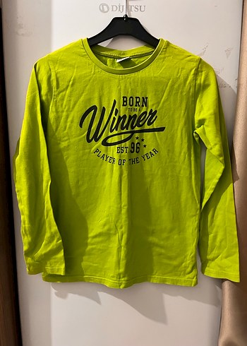 Yeşil Baskılı Erkek Sweatshirt - Görsel 2