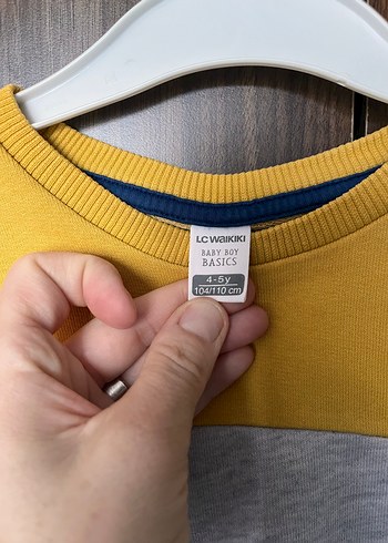 Erkek Çocuk Renkli Çizgili Sweatshirt - Görsel 2