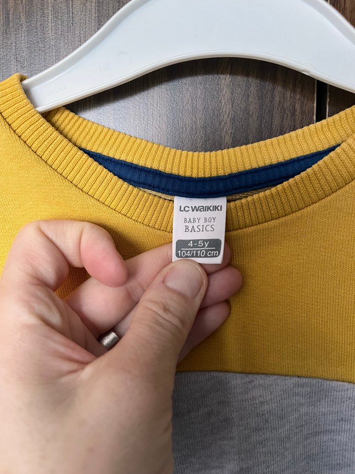 Erkek Çocuk Renkli Çizgili Sweatshirt - Görsel 2