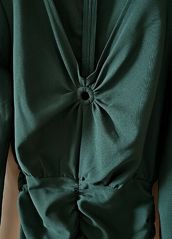 36 Beden yeşil Renk Trendyol Elbise