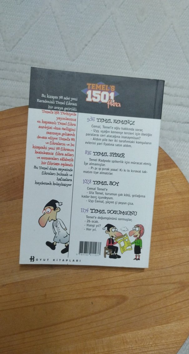 Temel's 1501 Fıkra - Temel Komik Fıkralar Kitabı - Görsel 4