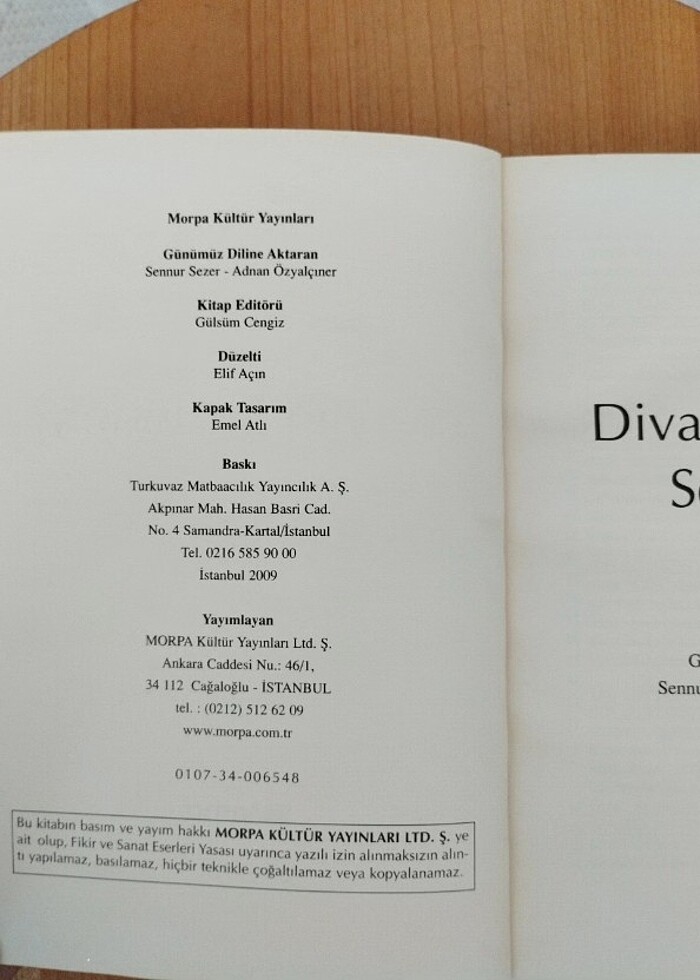 Divan Şiirinden Seçmeler  - Görsel 3