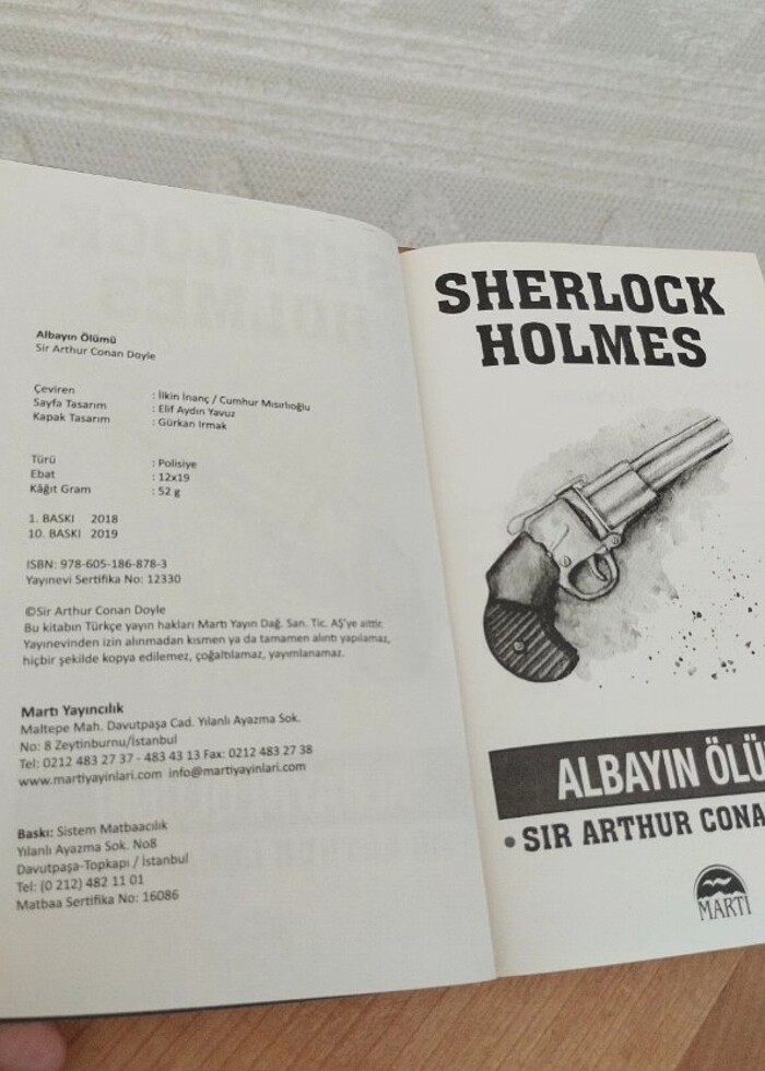 Sherlock Holmes Albayın Ölümü  - Görsel 3