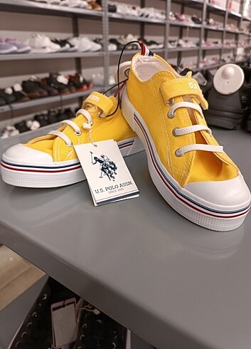 35 Beden sarı Renk U.s.polo.assn. kız çocuk Spor ayakkabı Converse