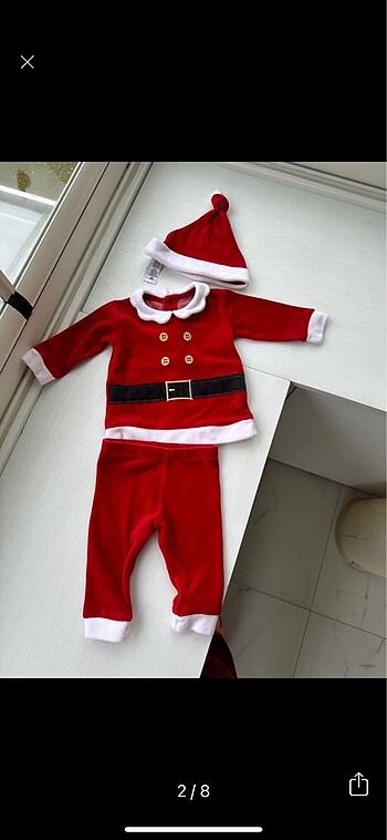 Marks & Spencer M&S noel baba takım (yılbaşı takım)