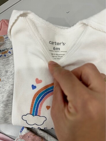 6 Ay Beden Carters 6 parça alt üst takım