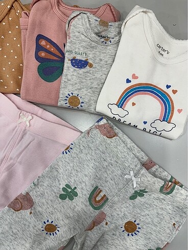 Carters Carters 6 parça alt üst takım