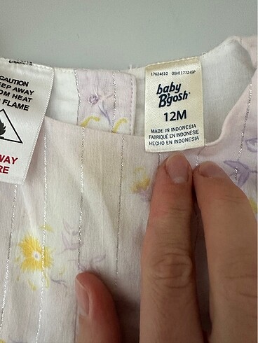 9-12 Ay Beden mor Renk Carters tunik