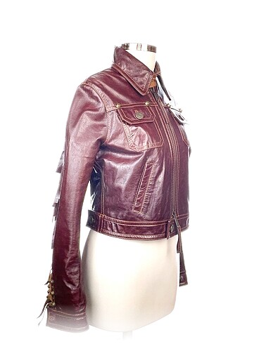 DSquared2 DSquared2 Deri Ceket %70 İndirimli.