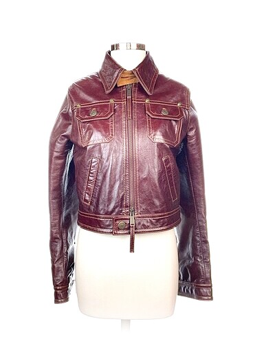 DSquared2 Deri Ceket %70 İndirimli.