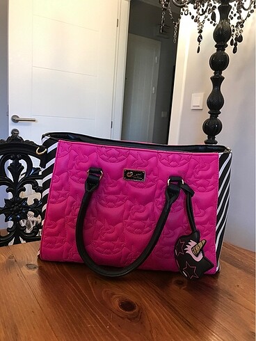 Betsey Johnson Unicorn kedi tote canta
