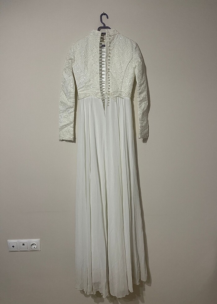 Tesettür dış çekim elbisesi - Görsel 4