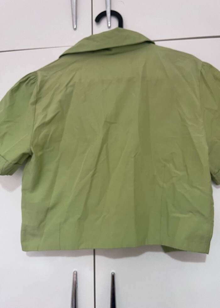 Crop gömlek - Görsel 4