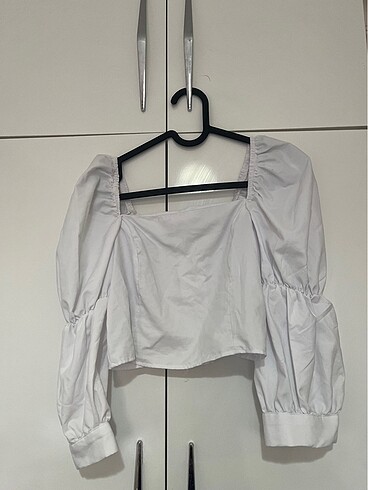 Şık crop gömlek - Görsel 5