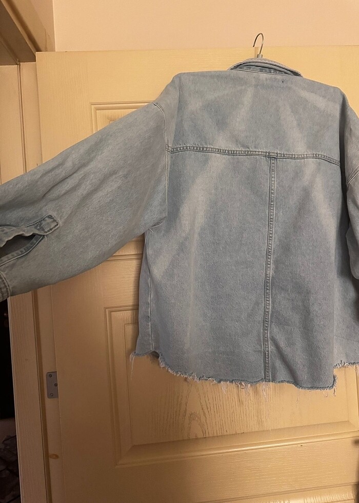 Mavi kot ceket - Görsel 4