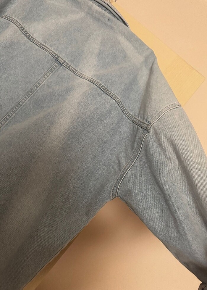 Mavi kot ceket - Görsel 5