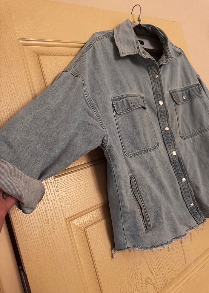 Mavi kot ceket - Görsel 3