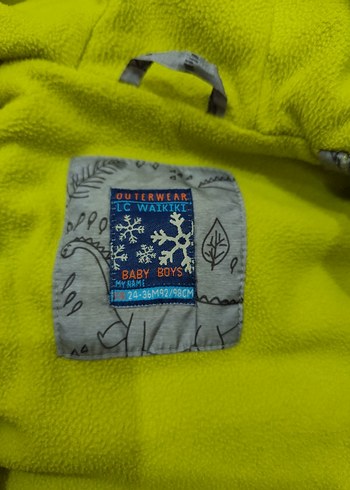 Gri Kapüşonlu Erkek Çocuk Yelek - Görsel 4