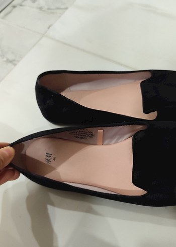 Siyah Süet Kadın Günlük Düz Ayakkabı - Görsel 3