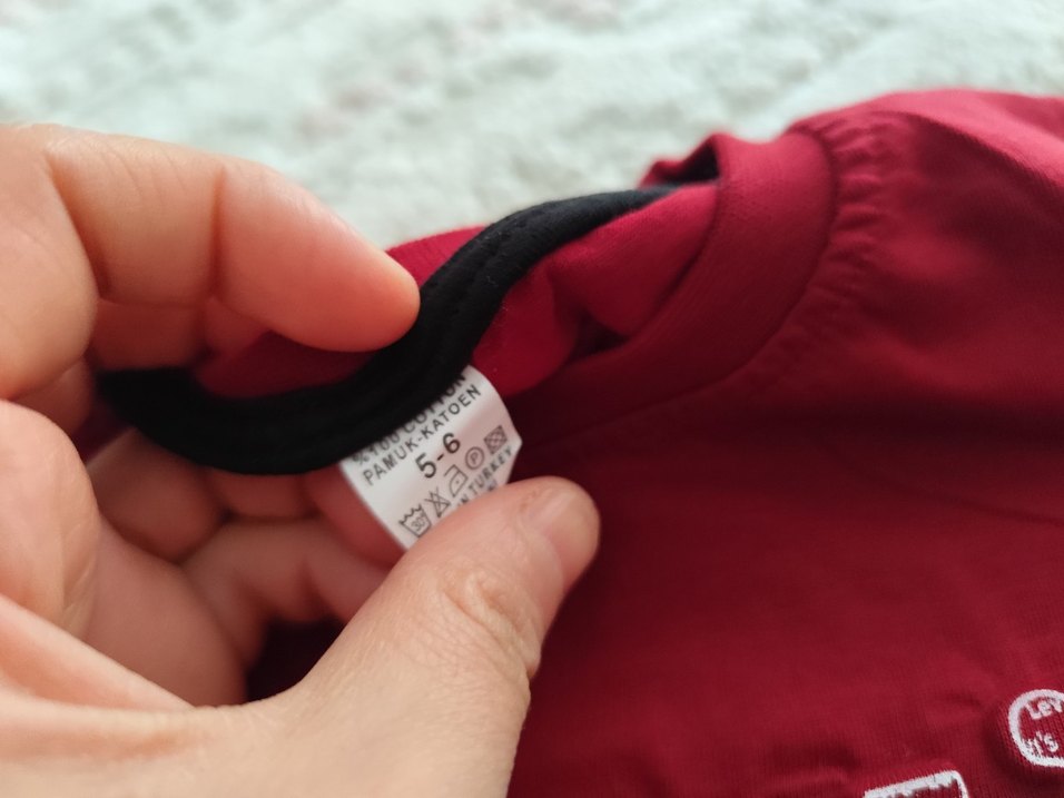 Levi's Kırmızı Erkek Çocuk Kısa Kollu Tişört - Görsel 3