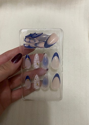 Beyaz Taşlı Tırnak Süsleme Seti - Görsel 2