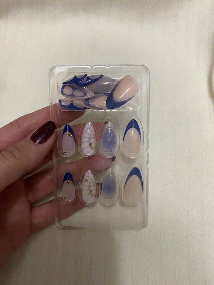 Beyaz Taşlı Tırnak Süsleme Seti - Görsel 2