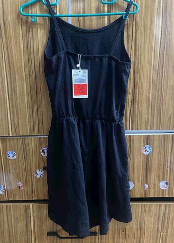 Siyah Askılı Midi Kadın Tulum - Görsel 2