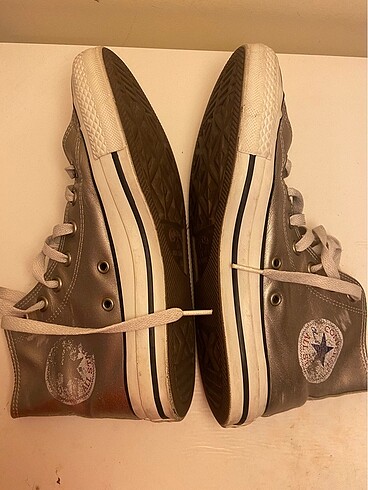 38 Beden altın Renk Uzun converse