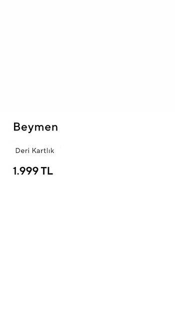 Beymen deri kartlık - Görsel 5