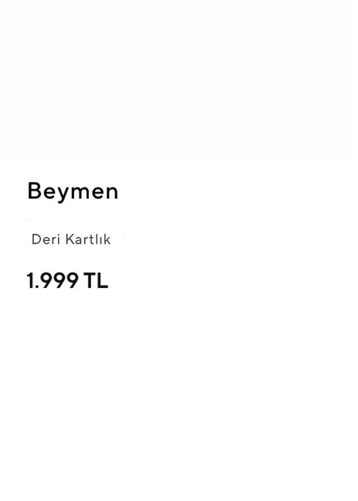 Beymen deri kartlık - Görsel 5